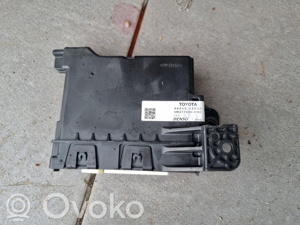 Toyota Auris E180 Air conditioner control unit module 