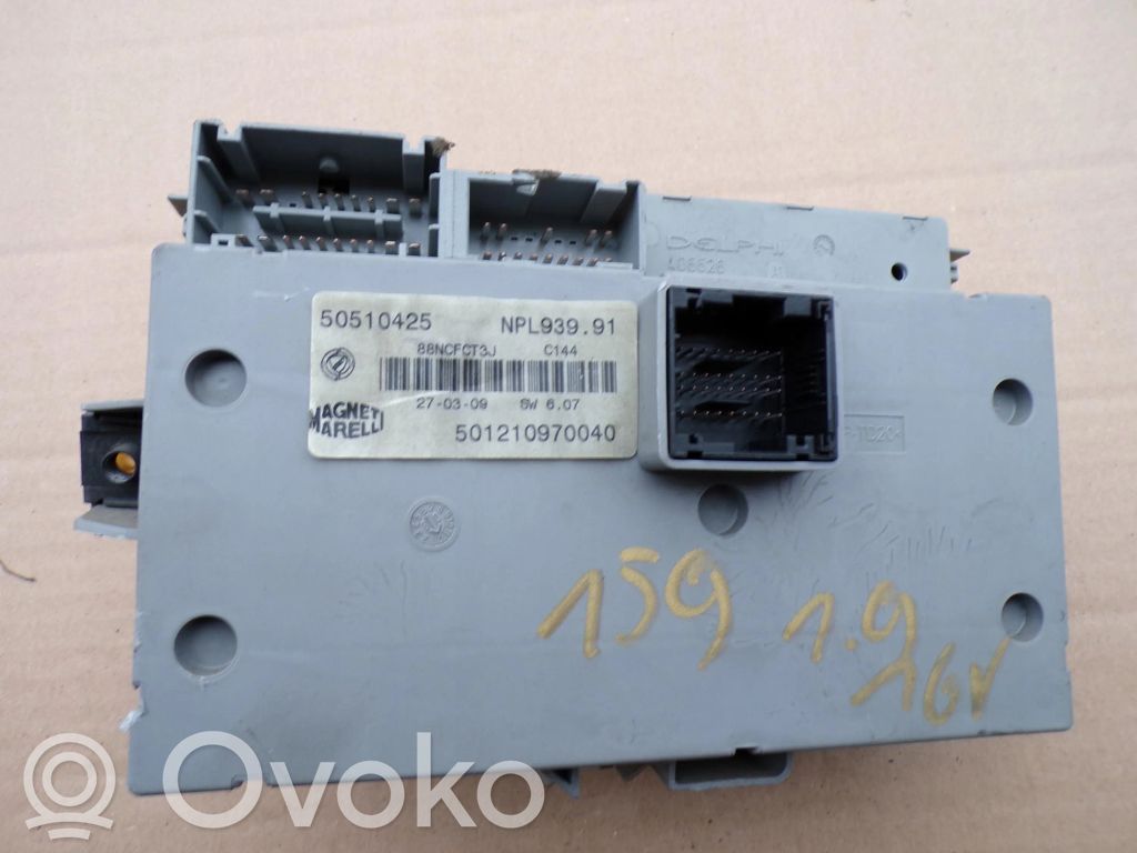 Alfa Romeo 159 Juego de caja de fusibles 