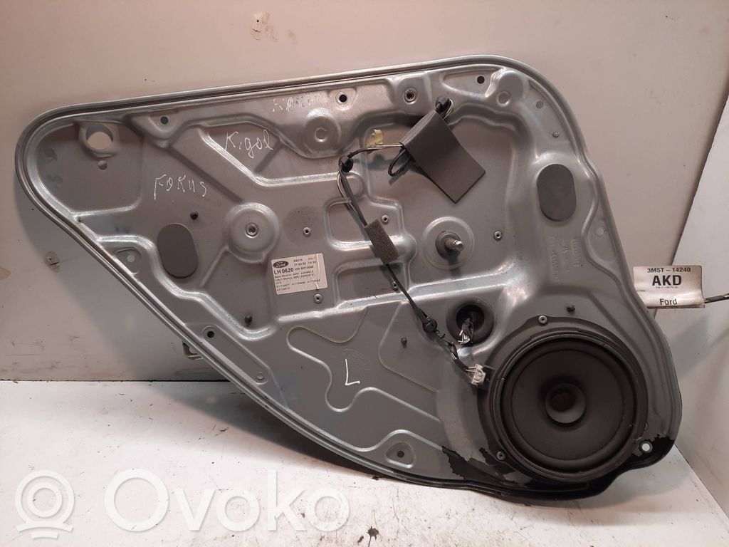 Ford Focus Regulador manual de la ventanilla trasera 
