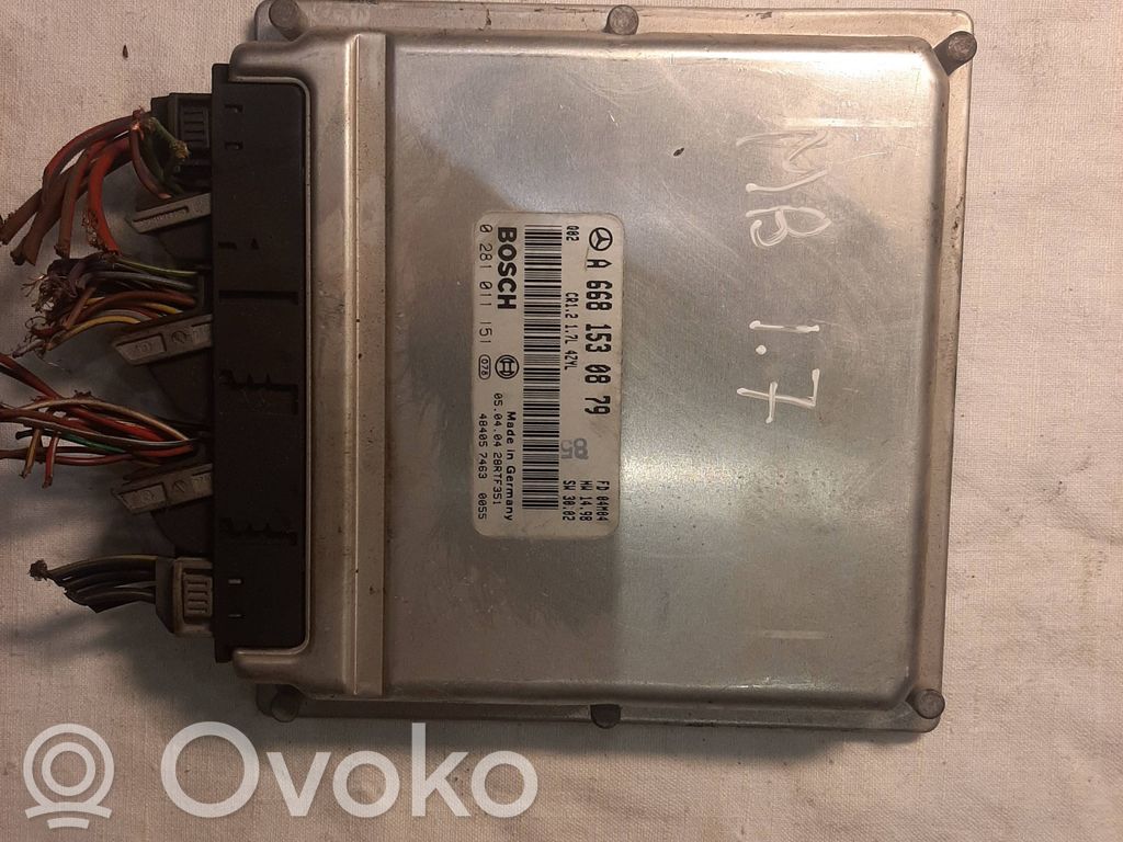 Mercedes-Benz A W168 Engine control unit/module 