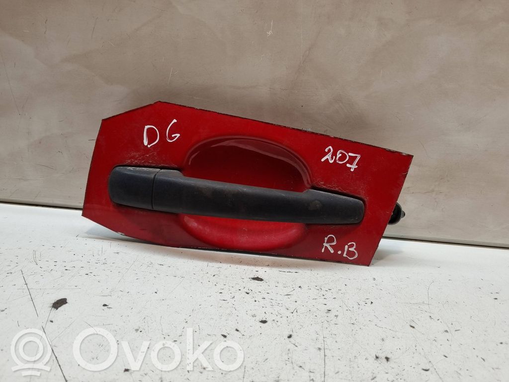 Peugeot 207 Manecilla externa puerta trasera 