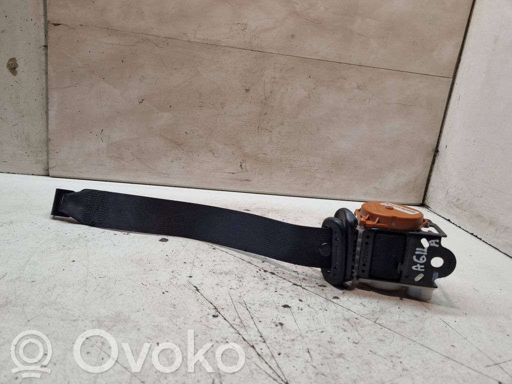 Opel Agila B Cinturón trasero 