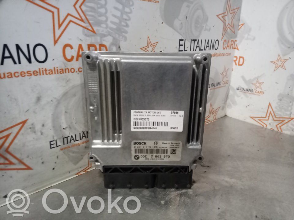 BMW 5 E60 E61 Engine control unit/module 
