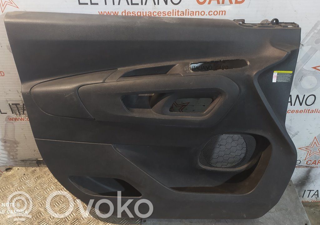Citroen Berlingo Front door card panel trim 