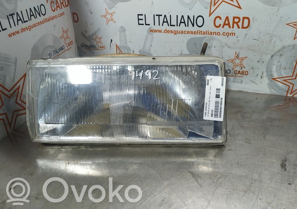Citroen BX Lampa przednia 