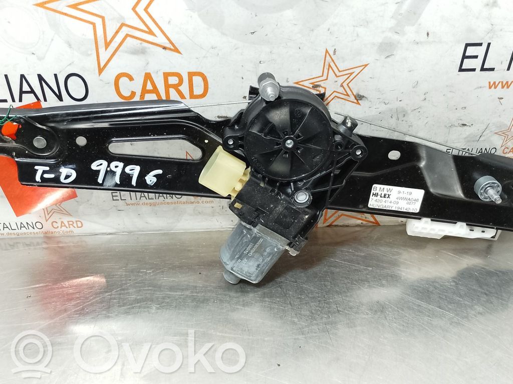 BMW X2 F39 Rear door window regulator with motor 