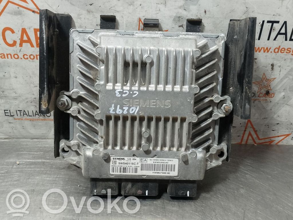 Unidad de control/módulo del motor   9652890280