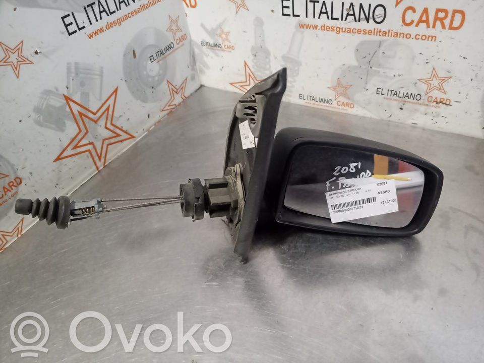Fiat Panda II Espejo lateral eléctrico de la puerta delantera 