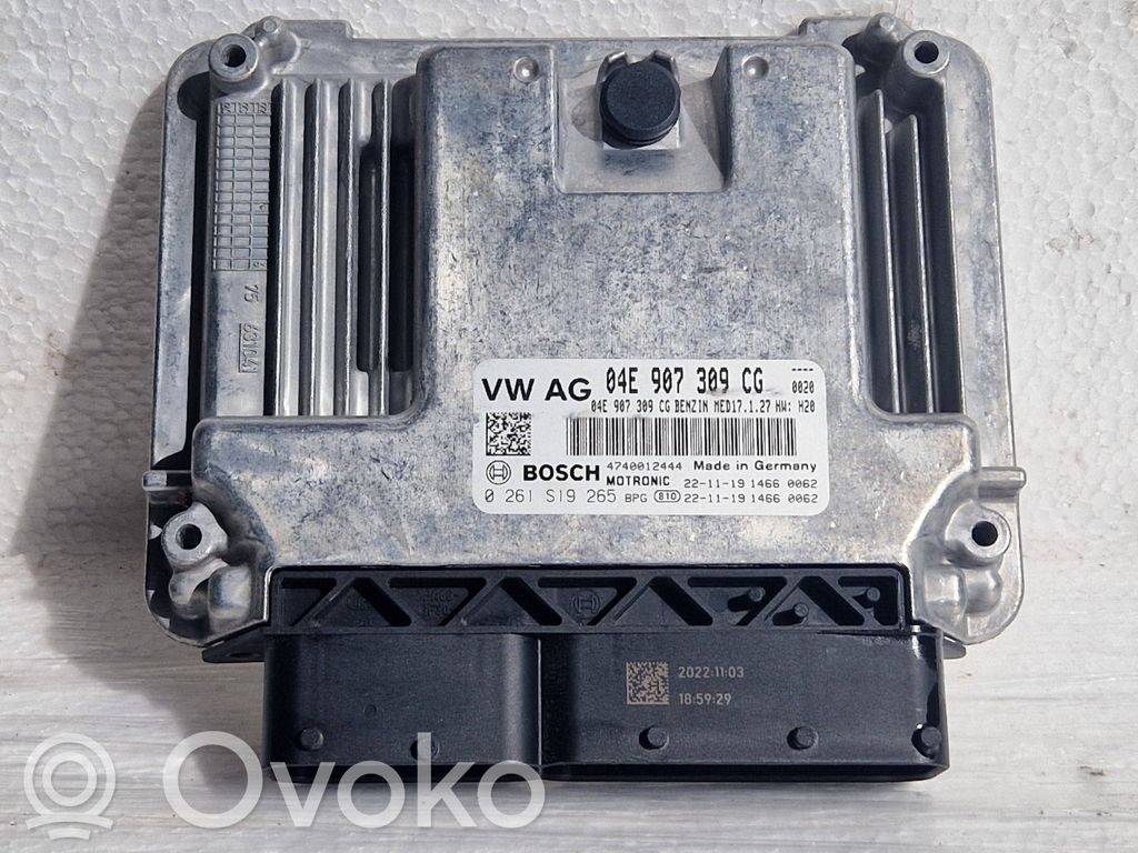 Engine control unit/module ECU   04E907309BG,0261S19265,04E907309CG