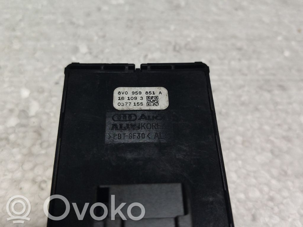 Audi A3 S3 8V Electric window control switch 