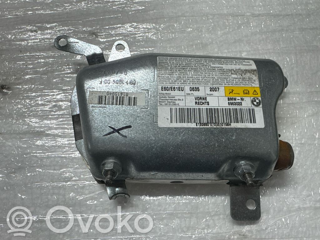 BMW 5 E60 E61 Front door airbag 