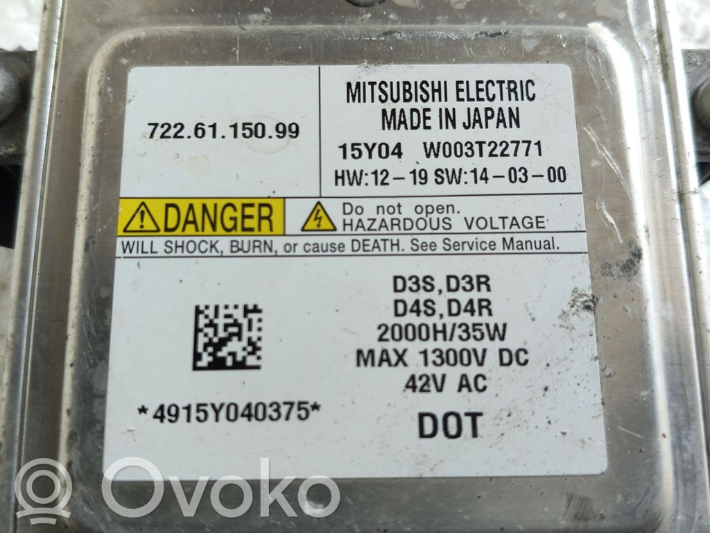 Sterownik / moduł świateł Xenon   7226115099,W003T22771,4915Y040375