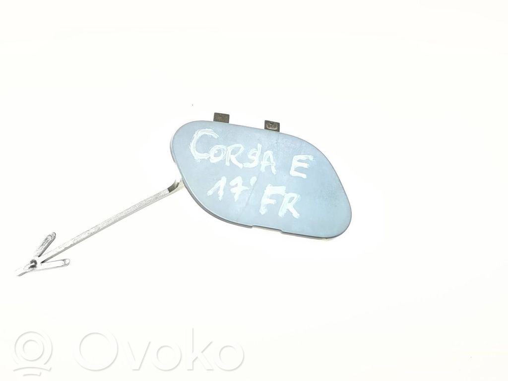 Opel Corsa E Tapa para gancho de arrastre parachoques trasero 