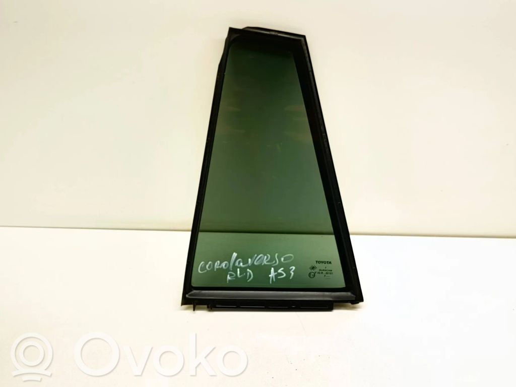 Toyota Verso Rear vent window glass 