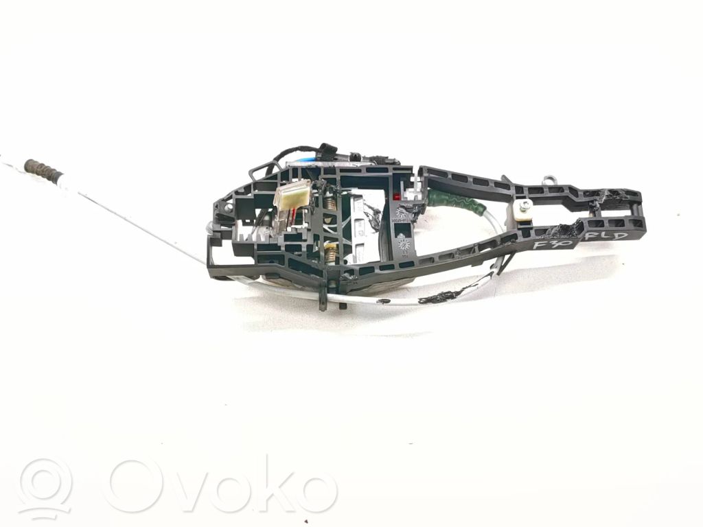 BMW 3 F30 F35 F31 Support extérieur, poignée de porte arrière 