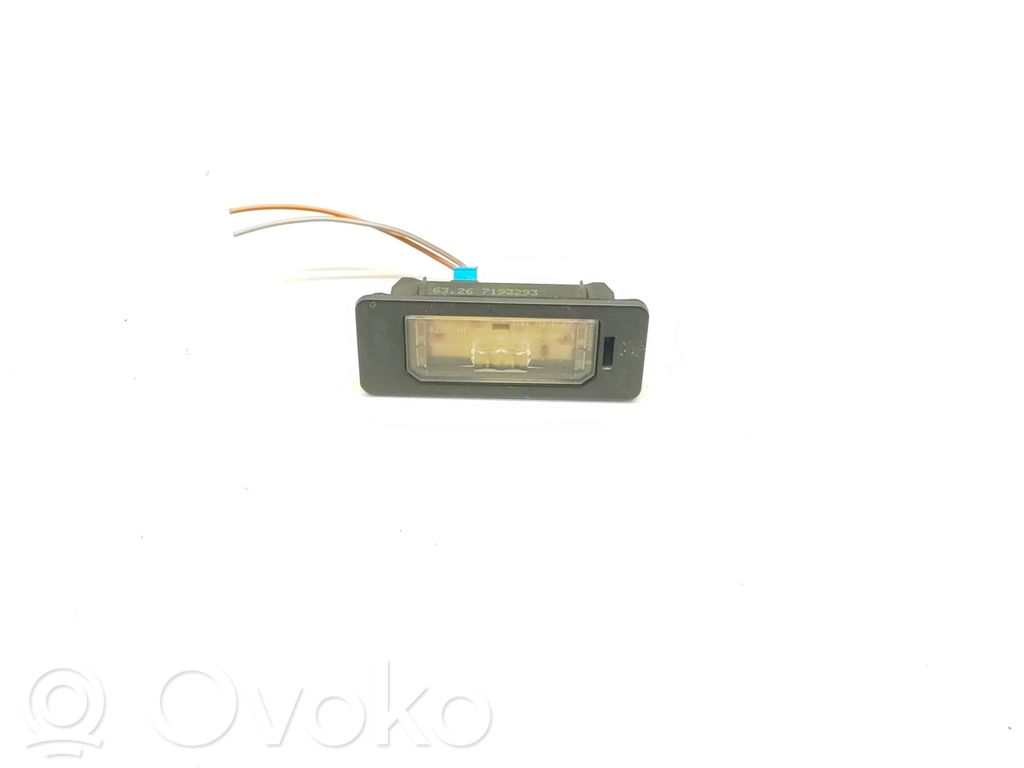BMW X3 F25 Number plate light 