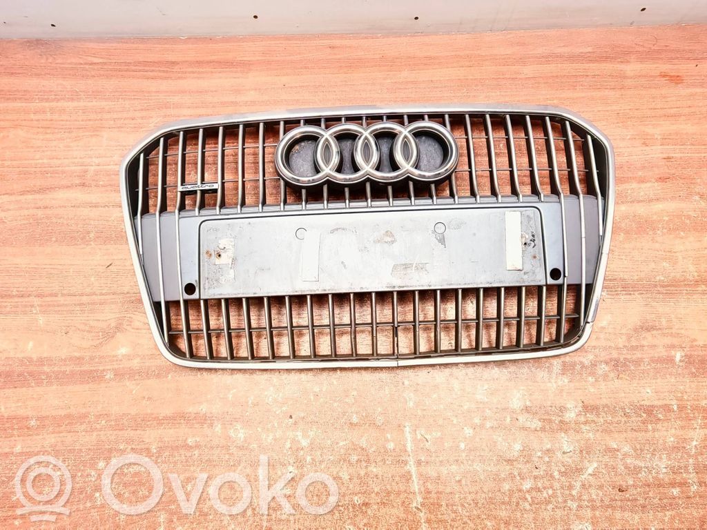 Audi A6 Allroad C7 Rejilla superior del radiador del parachoques delantero 
