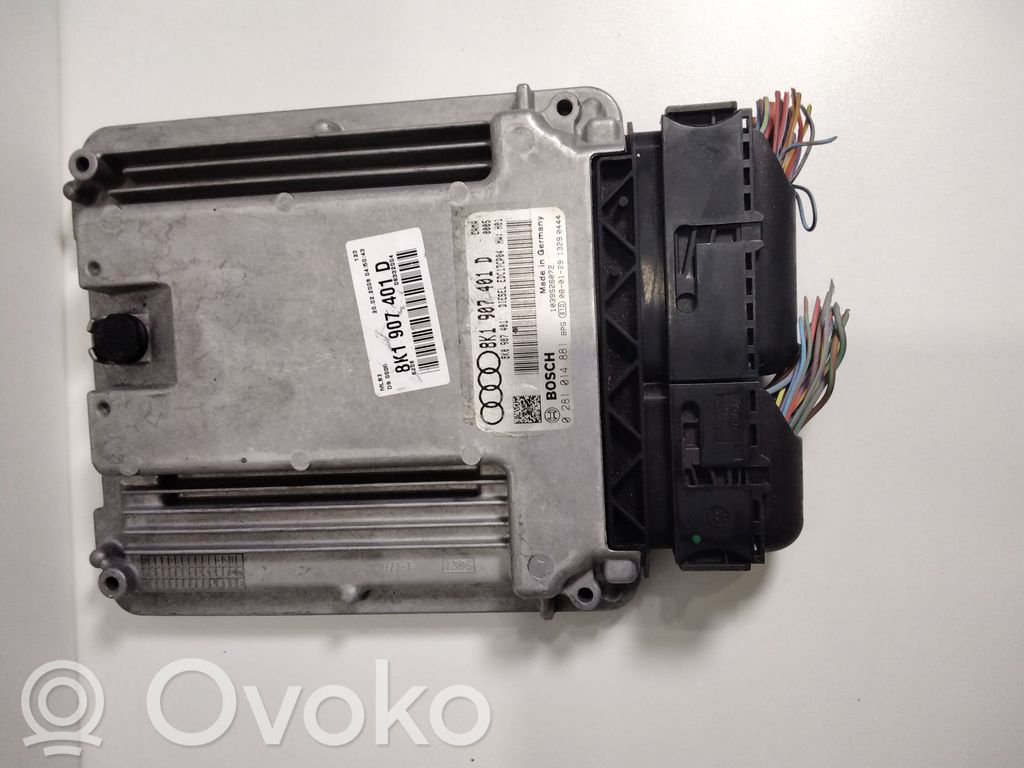 Unidad de control/módulo del motor   8K1907401D,8K0907401