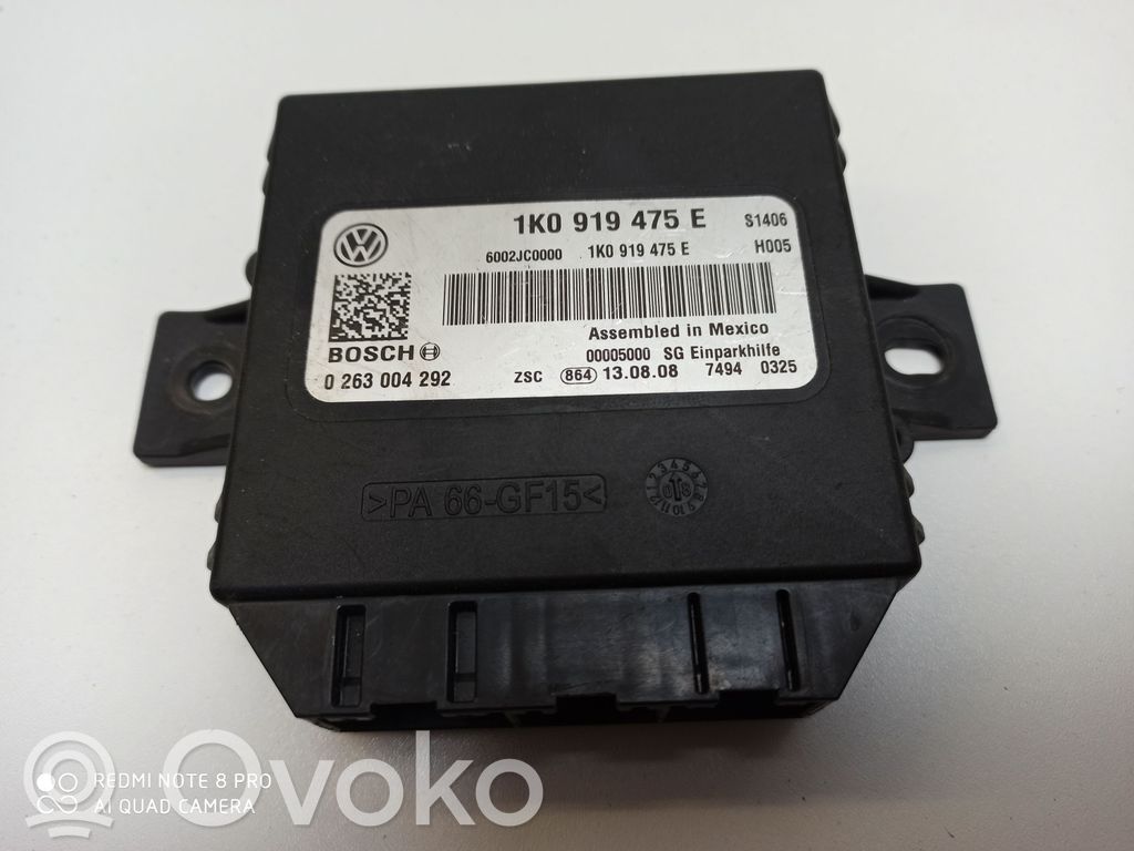 Parking PDC control unit/module   1K0919475E