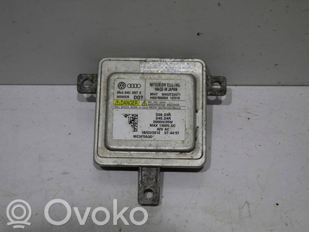 Audi A4 S4 B8 8K Moduł poziomowanie świateł Xenon 
