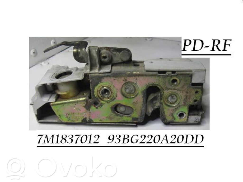 Ford Galaxy Priekšpusē slēdzene 