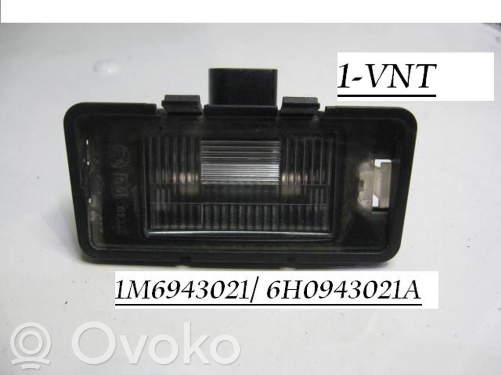 Volkswagen Lupo Lampa oświetlenia tylnej tablicy rejestracyjnej 