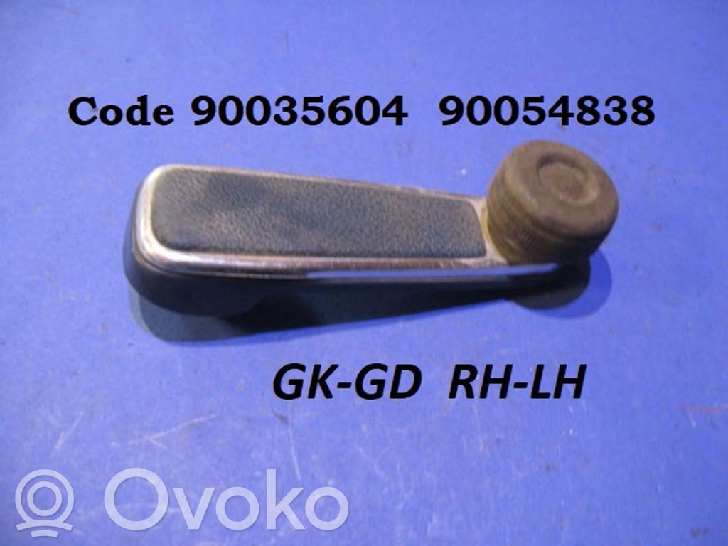 Opel Kadett E Moldura del elevalunas de la puerta trasera 