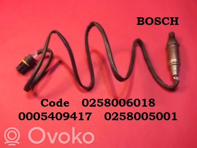 Sonda lambda   0258006018,0005409417,0258005001