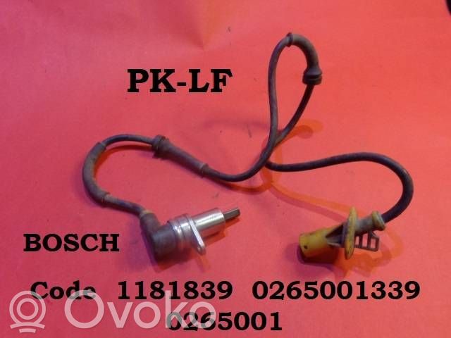 ABS Sensor   1181839,0265001339,0265001