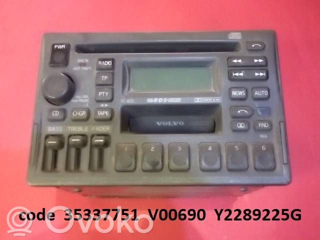 Volvo S40, V40 Unitate principală radio/CD/DVD/GPS 