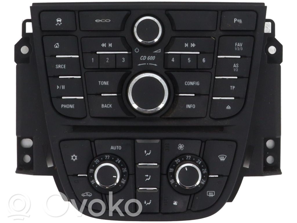 Opel Meriva B Climate control unit 
