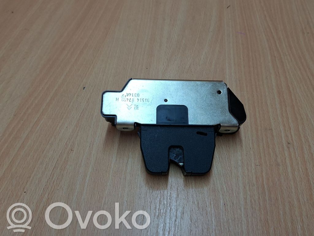Citroen DS5 Tailgate lock latch 
