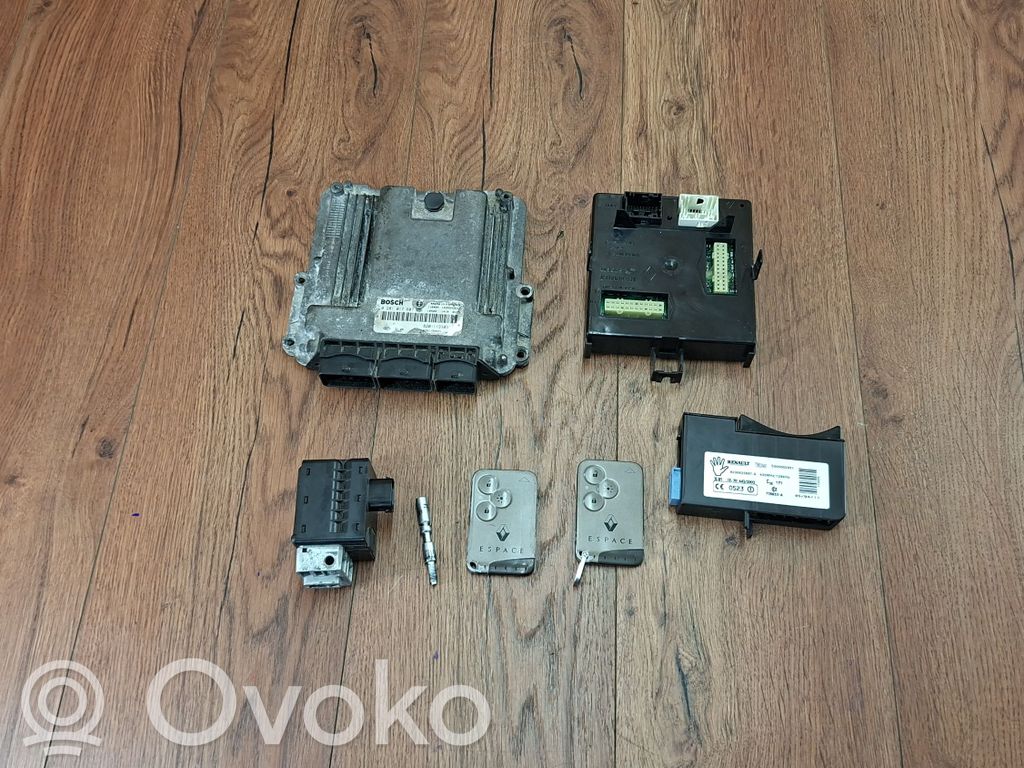 Renault Espace -  Grand espace IV Engine ECU kit and lock set 