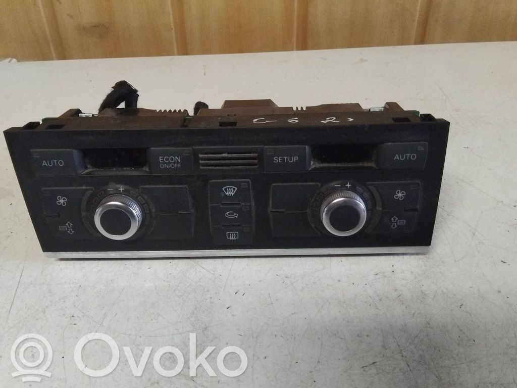 Audi A6 S6 C6 4F Climate control unit 