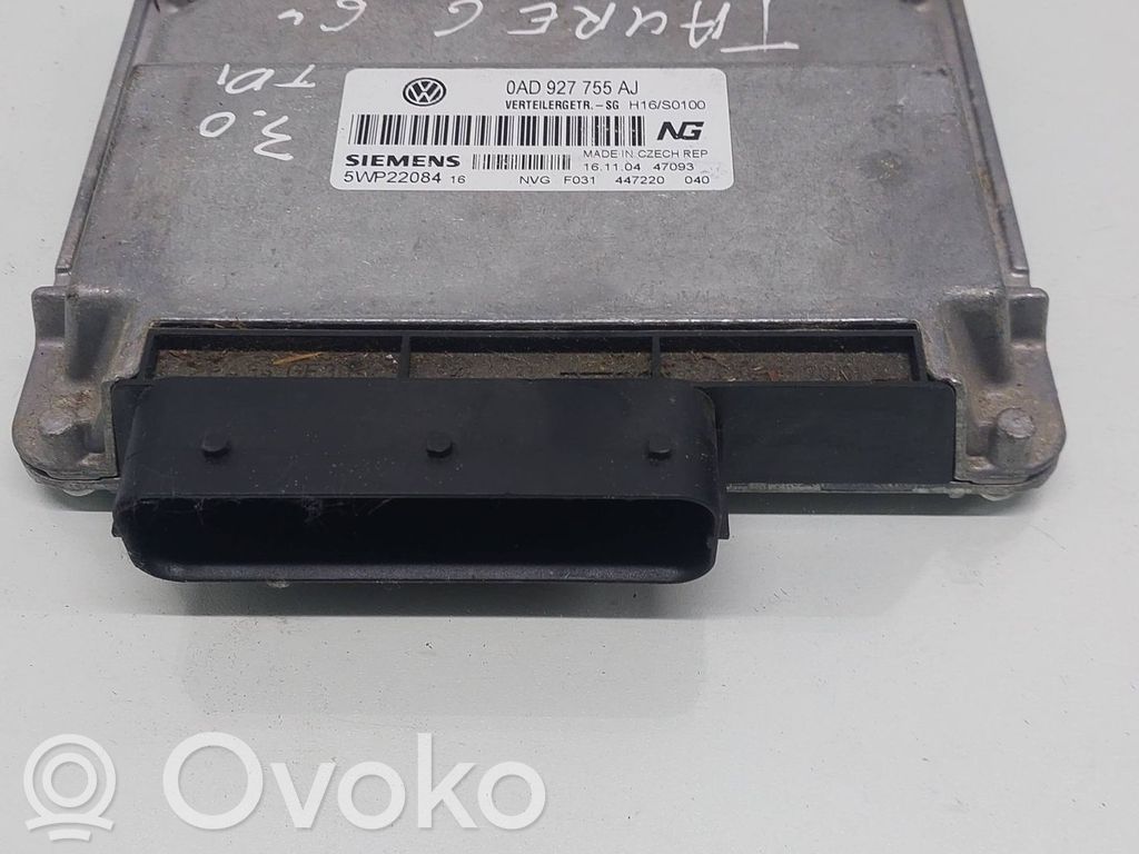Volkswagen Touareg I Transfer box differential control unit 