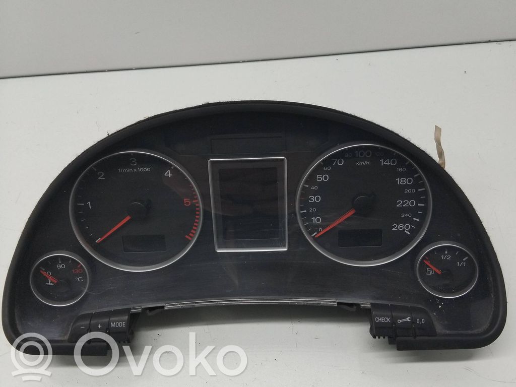 Audi A4 S4 B7 8E 8H Speedometer (instrument cluster) 