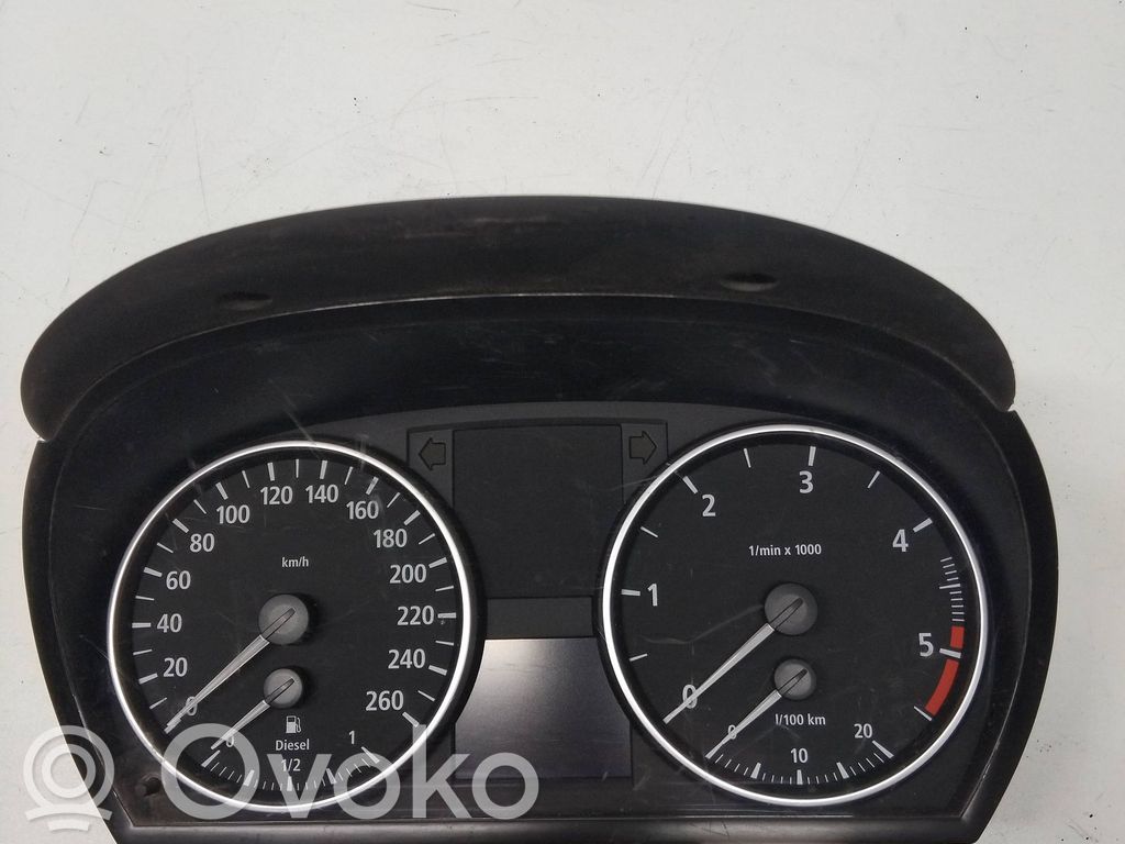BMW 3 E90 E91 Speedometer (instrument cluster) 
