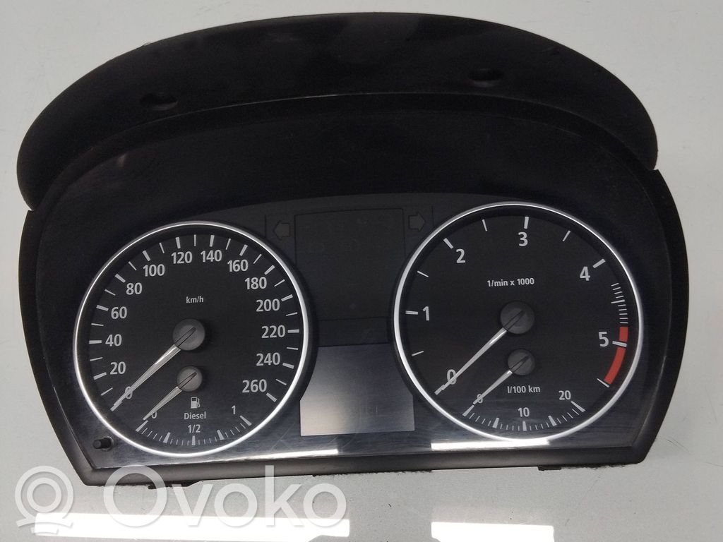BMW 3 E90 E91 Speedometer (instrument cluster) 
