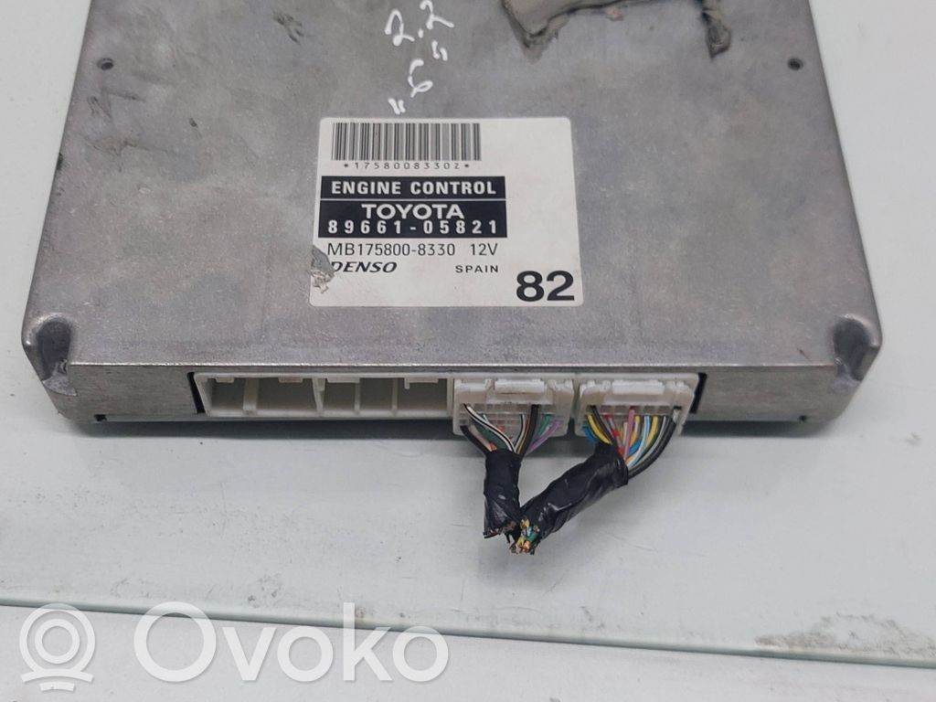 Toyota Avensis T250 Sterownik / Moduł ECU 