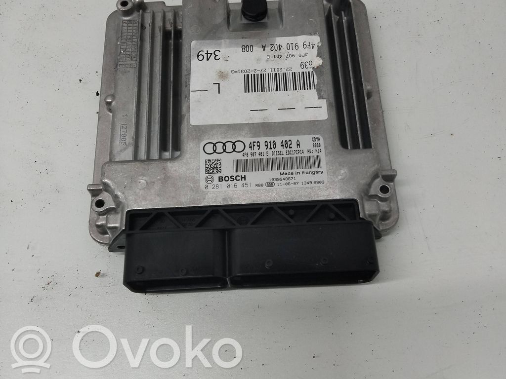 Audi A6 S6 C6 4F Engine control unit/module 