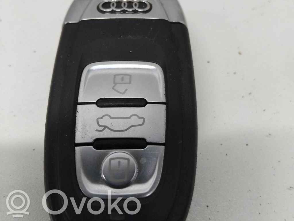 Audi A6 S6 C7 4G Užvedimo raktas (raktelis)/ kortelė 