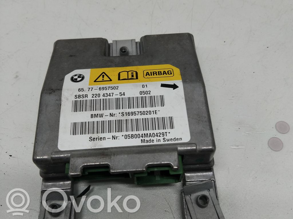 Airbag control unit/module   6957502,05B004MA0429T,220434754,S1695750201E