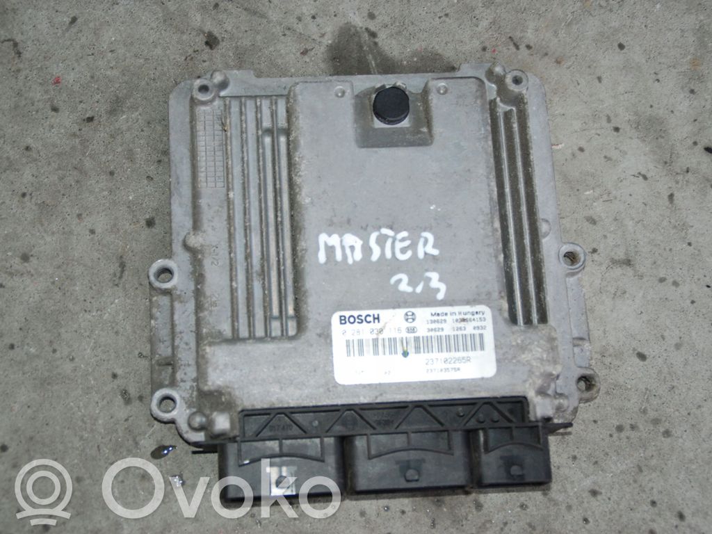 Engine control unit/module   237102265R,0281030116,125KM,NV400