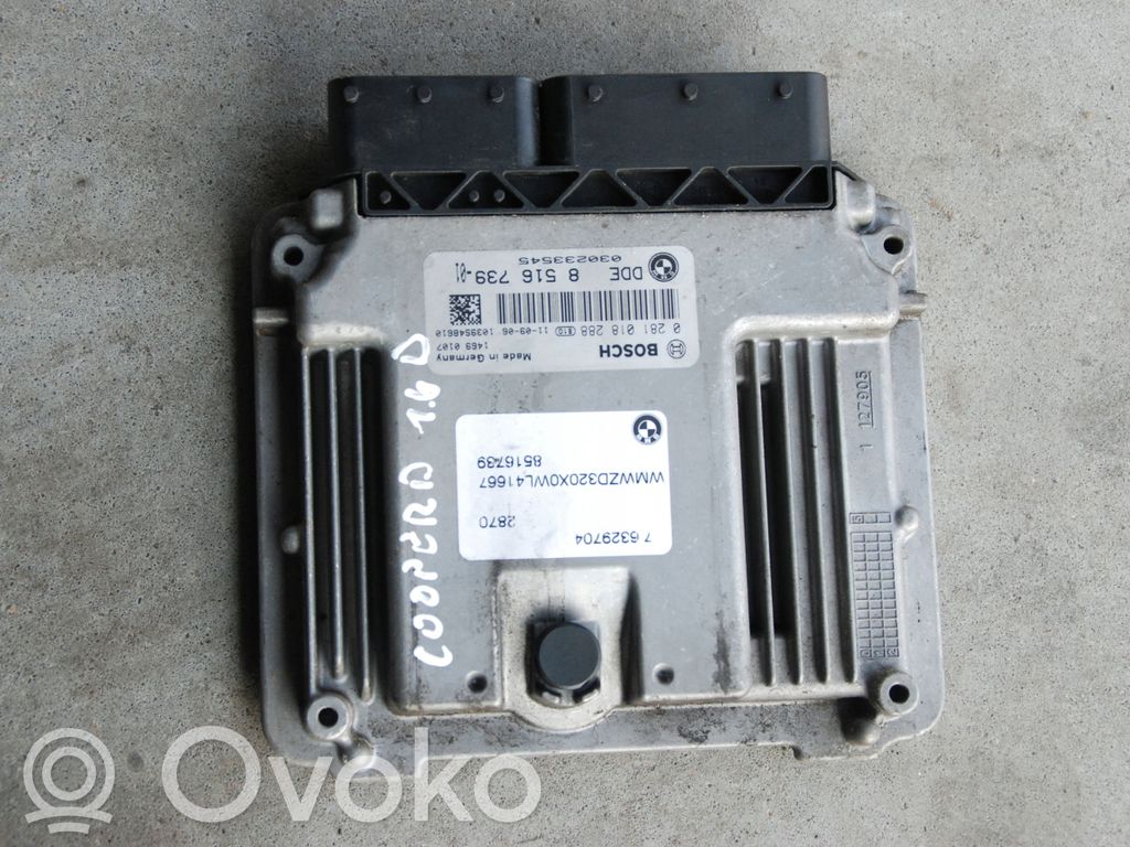 Engine control unit/module   851673901,0281018288,111KM