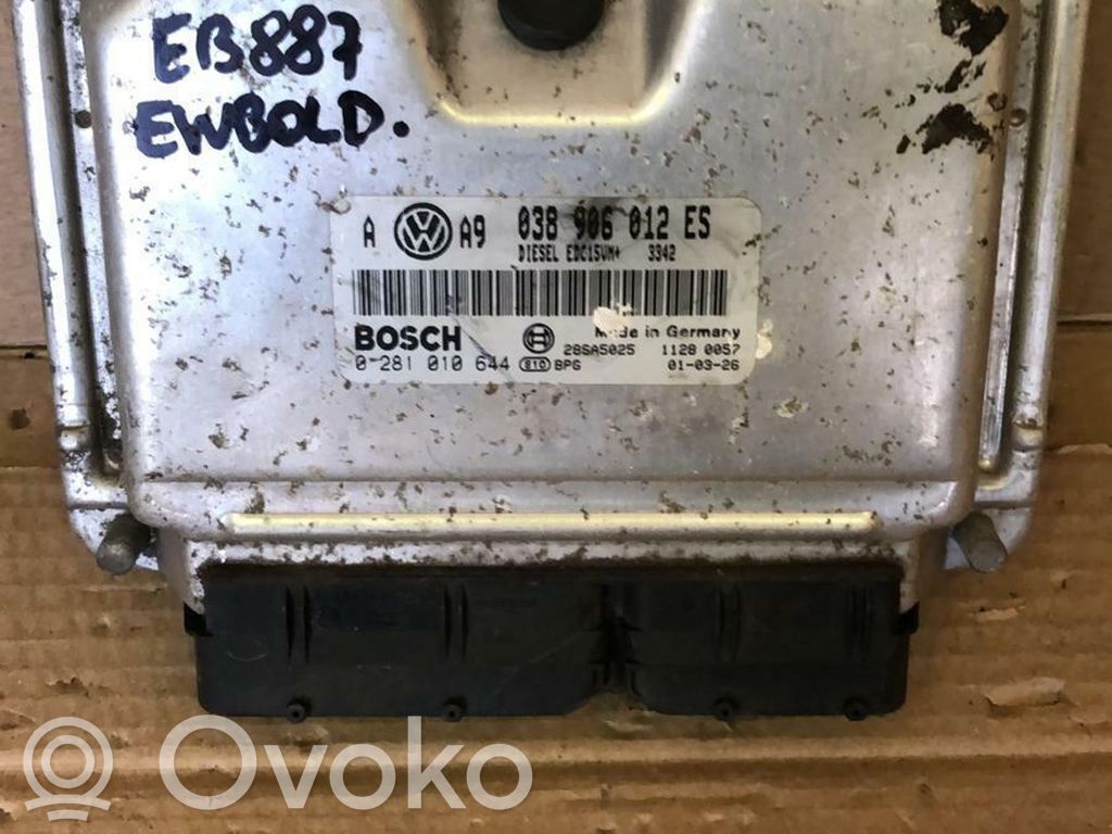 Engine control unit/module   038906012ES