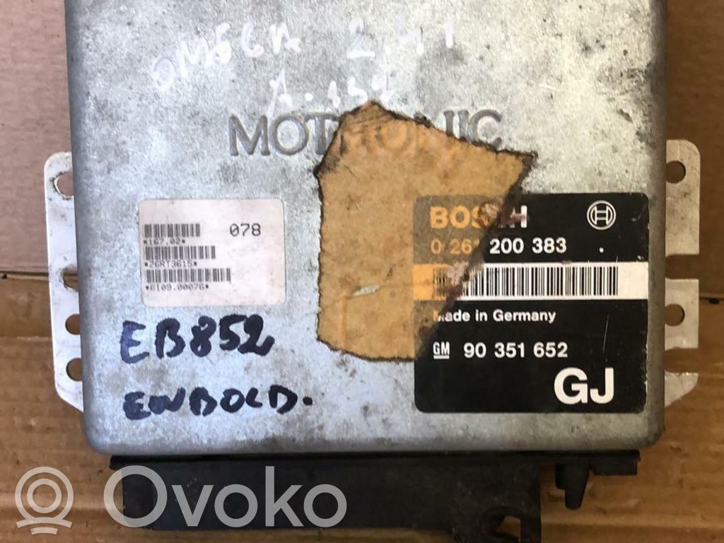 Opel Omega B1 Engine control unit/module 