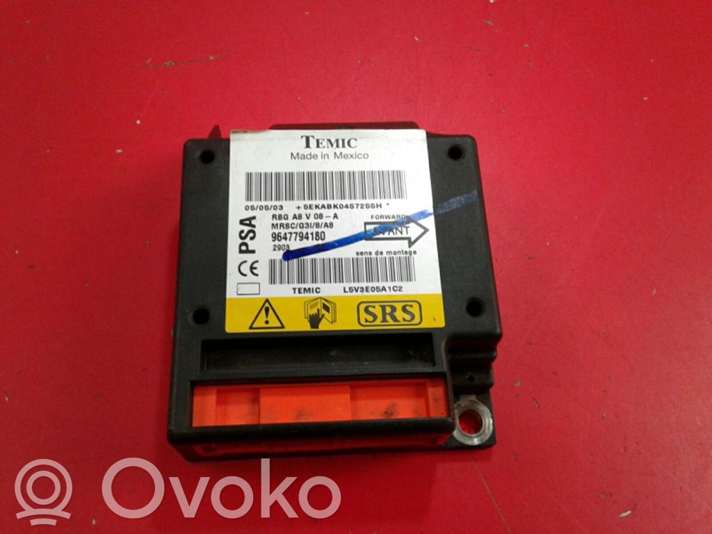 Airbag control unit/module   9647794180