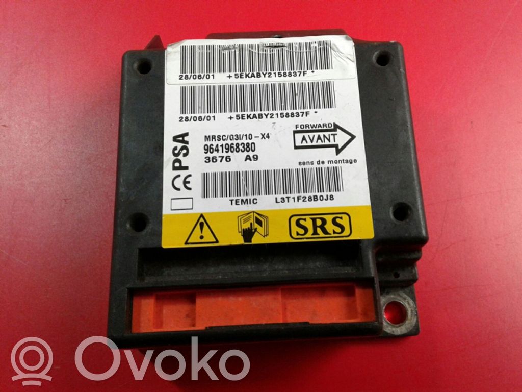 Module de contrôle airbag   9641968380