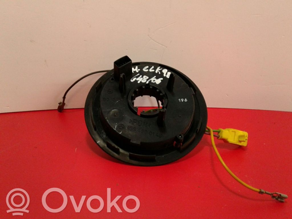 Mercedes-Benz CLK A208 C208 Airbag slip ring squib (SRS ring) 