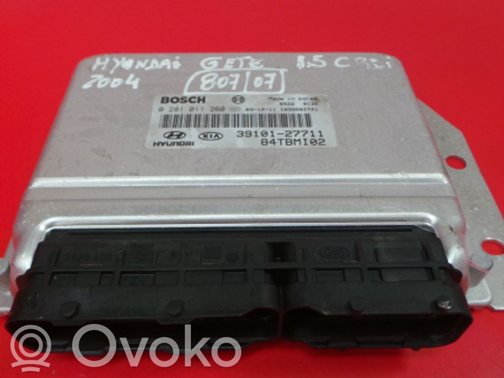 Engine control unit/module   011,07,281,3910127711,BOSCH